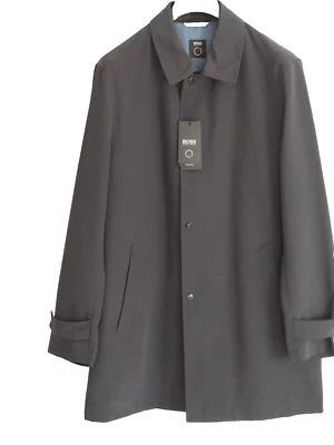 Boss Herren  Übergang kurz Mantel Jacke Gr. 52  dunkel Blau  Neu Etikett - Bild 1 von 4