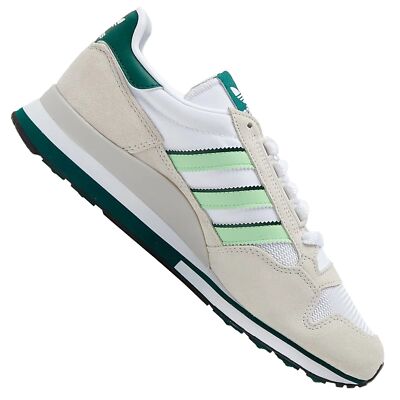 Adidas ZX 500 Sneaker Damen Turnschuhe FW2814 Retro Sportschuhe 8000 Weiß Grün