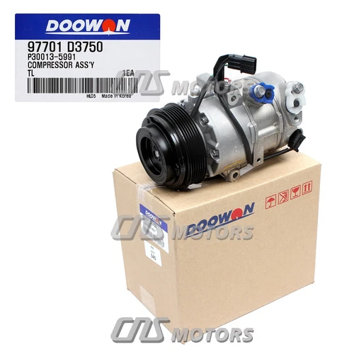 DOOWON GENUINE OEM A/C Compressor DVE16N for 2019-2021 Hyundai Tucson 97701D3750 - Picture 4 of 12