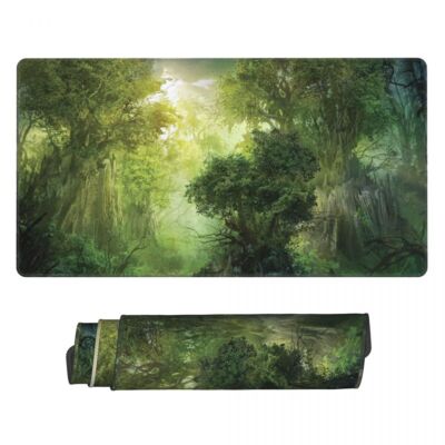 Board Game MTG Green Mana Forest Playmat Game Mousepad Play Mat of TCG  225409