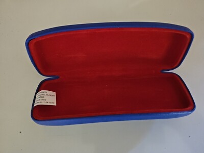 Ray-Ban Hard Clamshell Eyeglasses Sunglasses Case Blue w/Red  display picture 2
