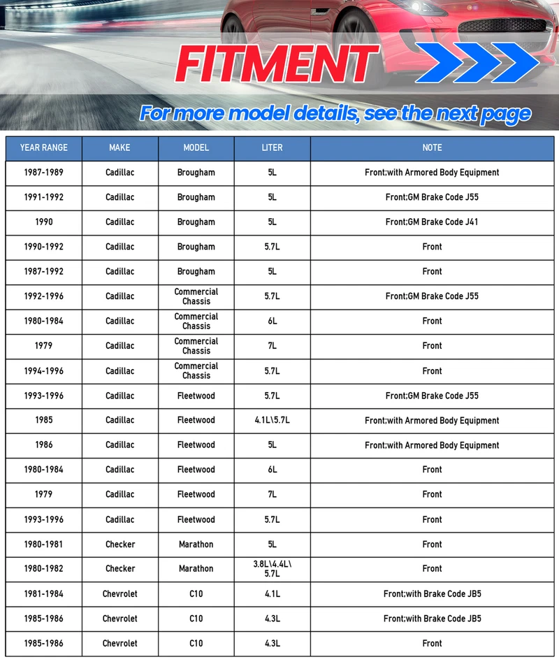 2x Brake Calipers for Chevrolet C10 C20 GMC C1500 2500 Suburban Front Left&Right - Image 3 of 4