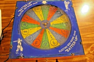 RARE 1950's Baseball "Batter Up" Electric Box Score Game Works!