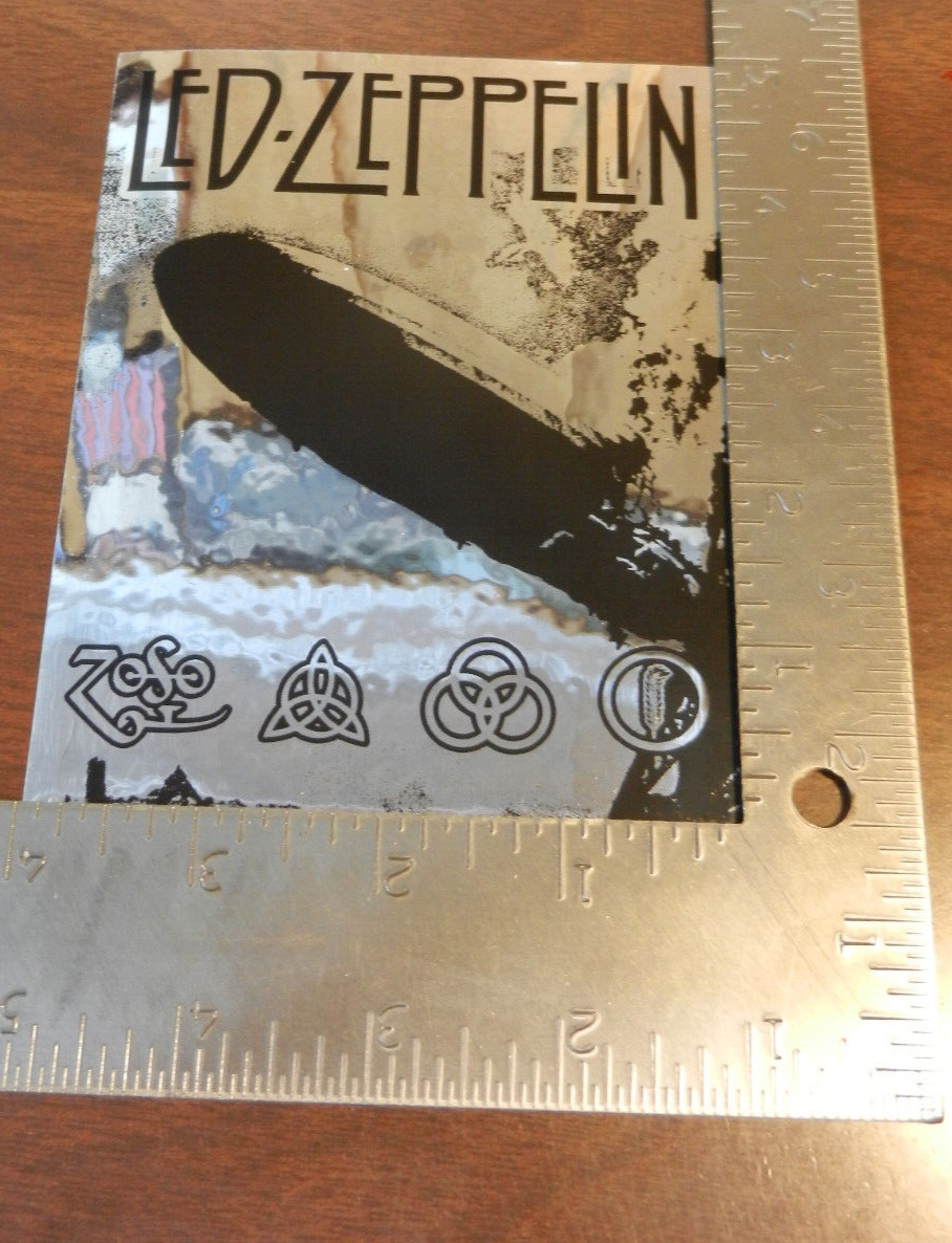Led Zeplin Sticker NEW LED ZEPPELIN SQUARE STICKER | eBay