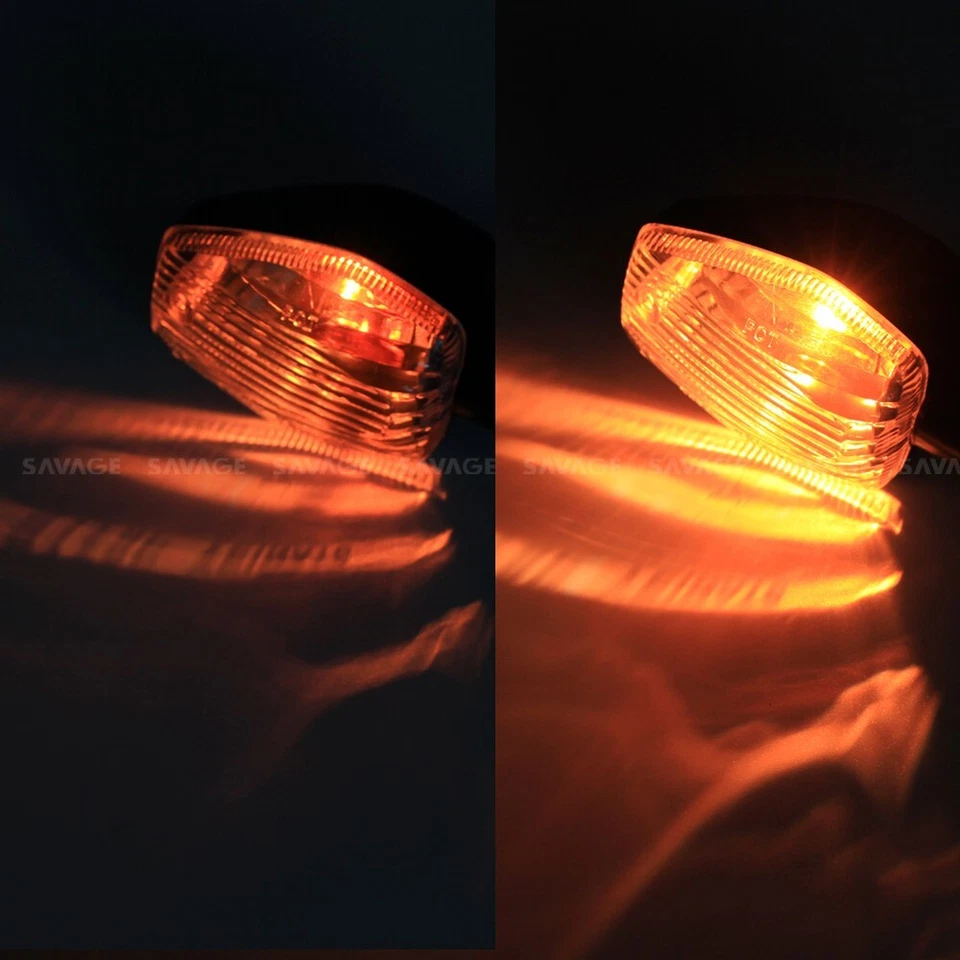 Luces indicadoras de señal de giro para HONDA CBF1000F/600N/500 CB1000R/400SB/900F Foto 2 de 4