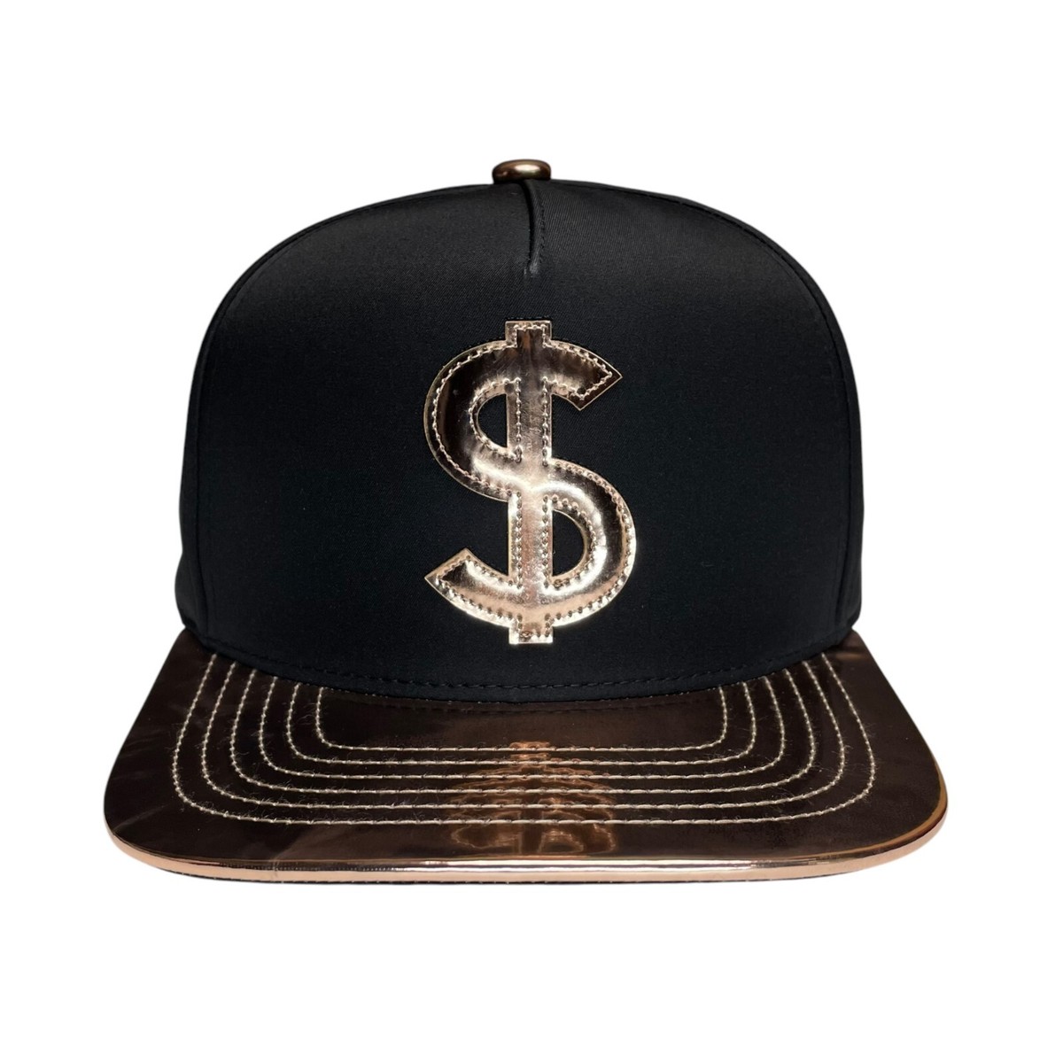 ? SHOW ME THE MONEY Metallic Silver Crocodile Flat Brim Snapback - Unisex Snapback Hats for Men & Women Keep America Great B  main image 2