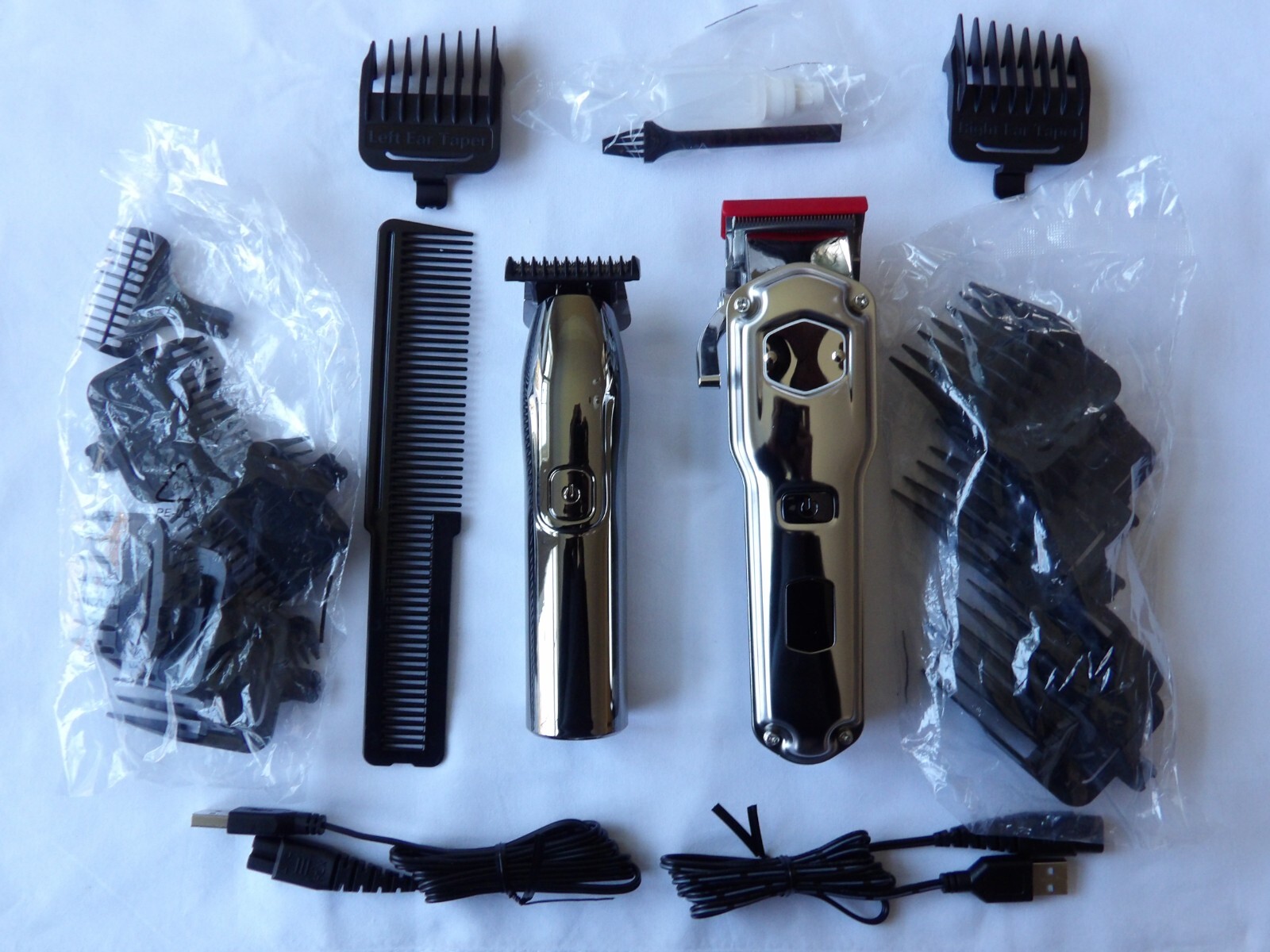 Jack & Rose Stainless Steel Clippers and Trimmers Set, Cordless Hair Clippers