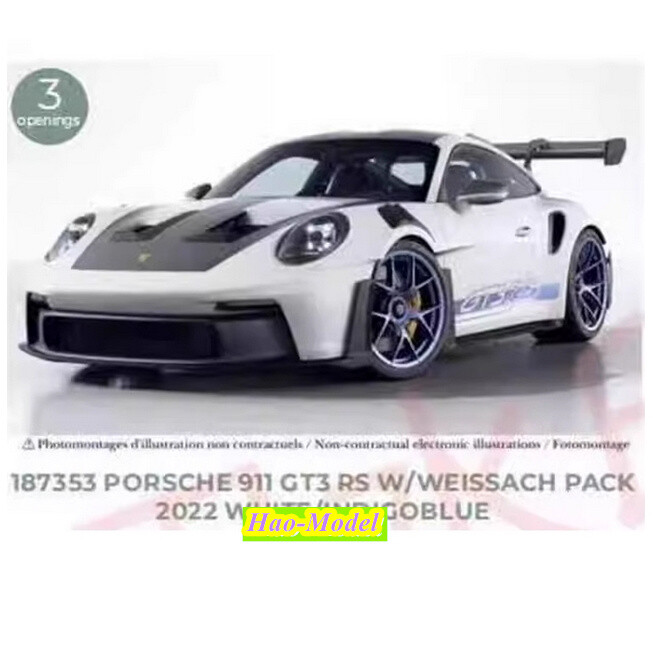 NOREV 1/18 Porsche911 992 GT3 RS 2022 Alloy Model Car NOREV 1/18 Porsche911 992 GT3 RS 2022 Alloy Model Car
