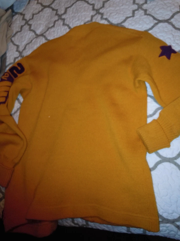Vintage 1952 High School Letter Sweater Kewaunee, WI. Mens Size 42 - Image 4 of 4