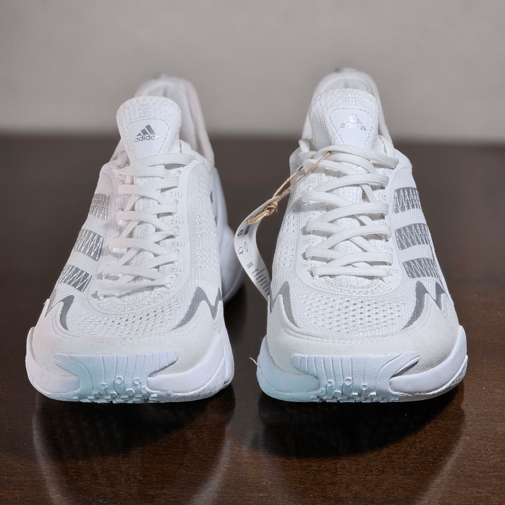Adidas Impact FLX Training Gym Shoes White Silver Men\'s 10 GV6767 Weightlifting Adidas Impact FLX Training Gym Shoes White Silver Men main image 3