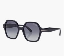 TOM FORD Romy 56mm Polarized Geometric Sunglasses
