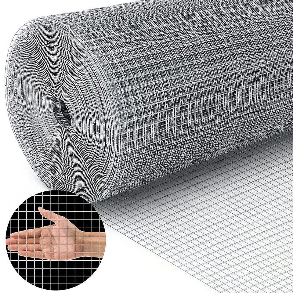 8M Galvanised Welded Wire Mesh Panel Fence Mesh Welded Wire Chicken Pet