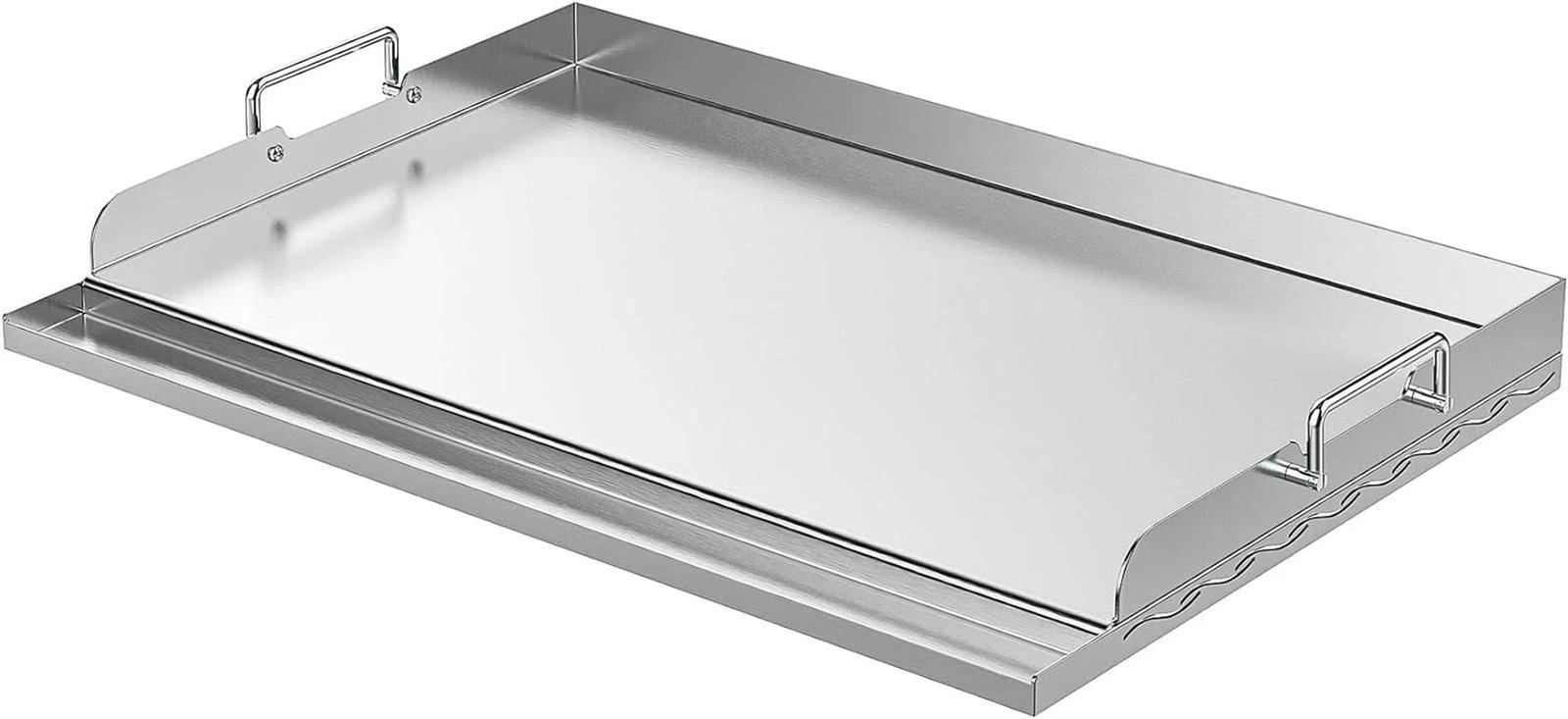 Plancha Universal De Acero Inoxidable Calefaccion Para Parrillas Carbon Y Gas Us