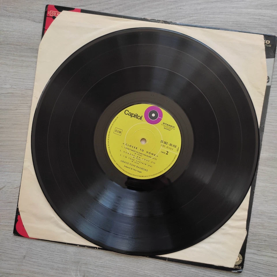 Vinyl LP Grand Funk Railroad – Closer To Home - 2C062-80456 - France - 1970 - Photo 4/4