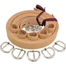 Springfield Leather 5 Pack Veg Tan Belt Kit for Kid Belts or Dog Collars