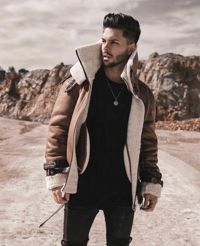 ZARA MĘSKA AW18 RZADKA Oversize Brązowa Camel DWUSTRONNA KURTKA 0706/296 DUŻA L - Zdjęcie 2 z 27