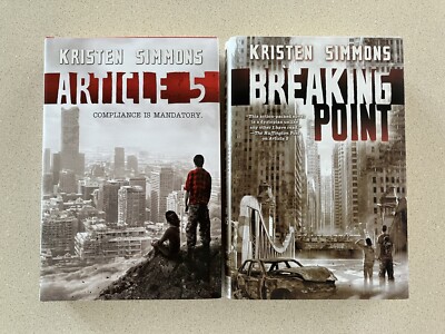 Article 5 & Breaking Point (Signed & Personalized) by Kristen Simmons -see descr