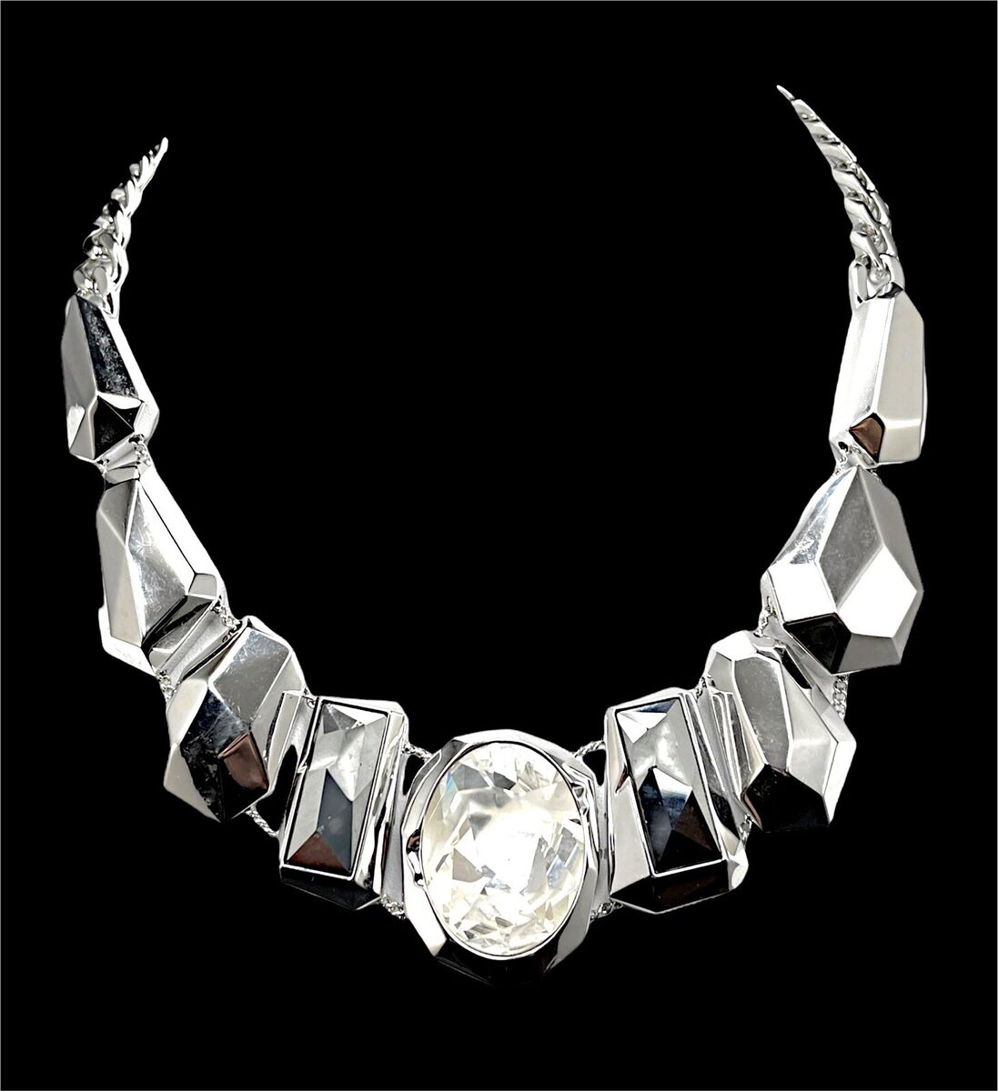 ATELIER SWAROVSKI JEAN PAUL GAULTIER REVERSE CRYSTAL COLLAR ATELIER SWAROVSKI JEAN PAUL GAULTIER REVERSE CRYSTAL COLLAR