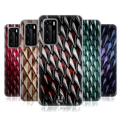 HEAD CASE DESIGNS METALLIC DRAGON SCALES SOFT GEL CASE FOR HUAWEI PHONES 4