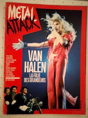 METAL ATTACK MAGAZINE 1996 ''French Version'' Van Halen The Firm Judas Priest 