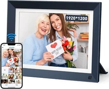 Digital Photo Frame 1080P, Digital Picture Frame10.1 WiFi, Smart FHD Touch Scree