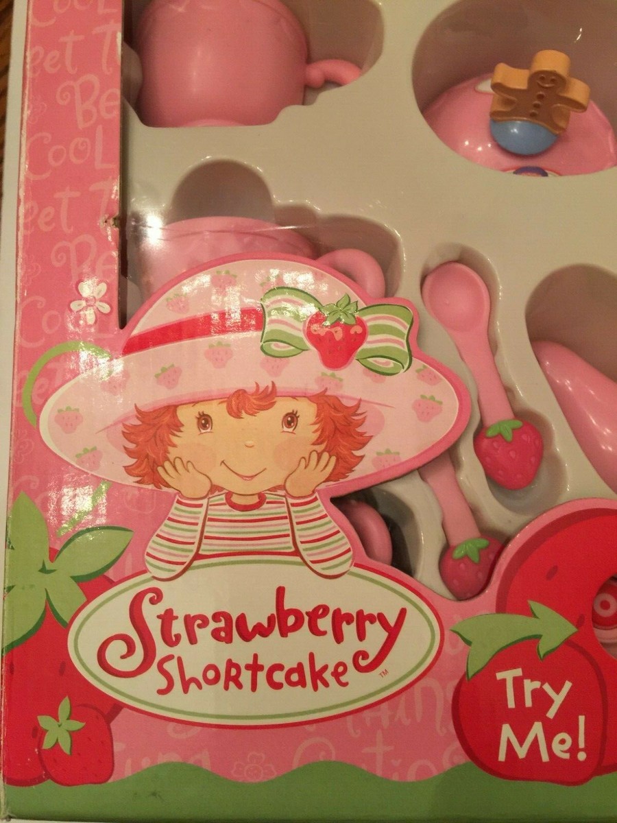 Vintage Thinkway Toys Strawberry Shortcake Interactive Tea Set 19