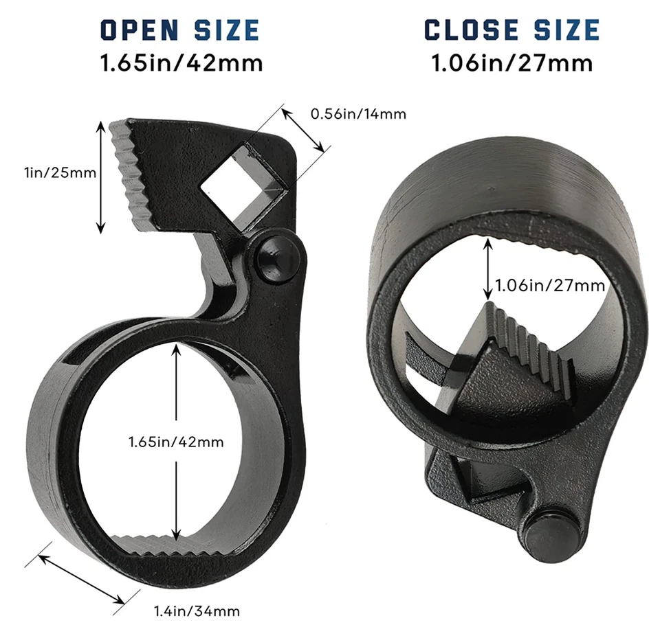 Ferramentas de remoção de reparo de chave sextavada interna universal para carro caminhão 27-42mm (EUA)  - Imagem 2 de 4
