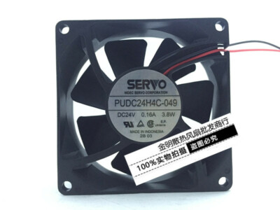 8025 Servoventilator PUDC24H4C-049 – DC24V, 0.16A, 3.8W, Dubbele Kogellager, Voor Omvormers En Industriële Koeling