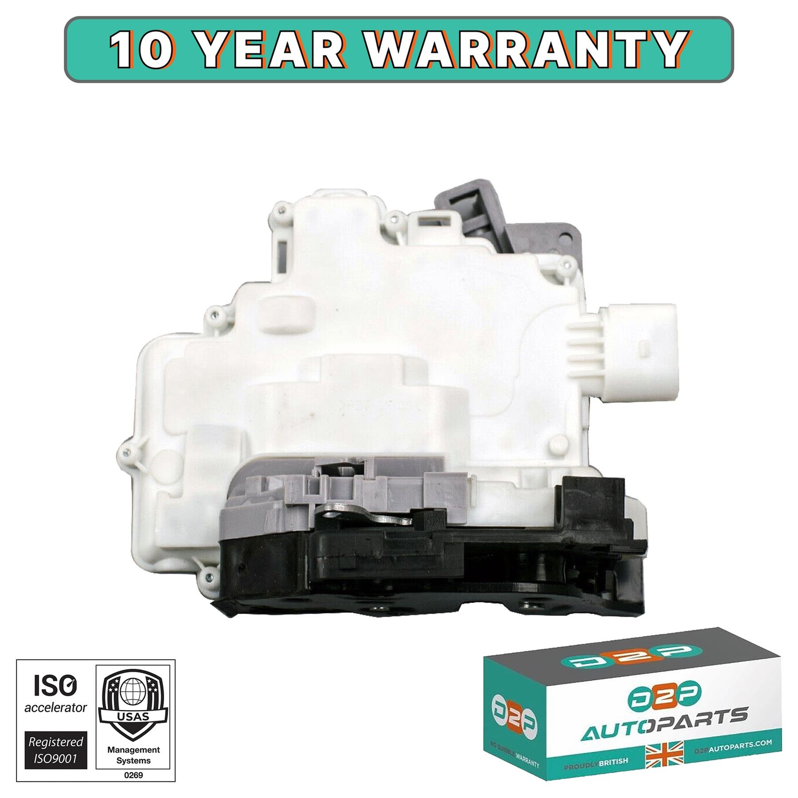 REAR RIGHT DOOR LOCK ACTUATOR MECHANISM FOR AUDI A4 B8 A5 Q3 Q5 Q7 TT VW TOUAREG