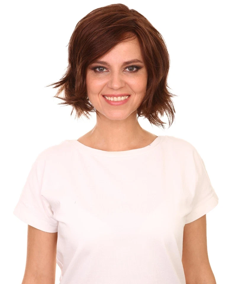 Still ME Meg Peluca Clásica de Moda,Peluca Corta Natural Multicolor para Mujer,CM-0112 Foto 3 de 4