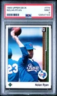 1989 Upper Deck Baseball Nolan Ryan #774 Texas Rangers PSA 9