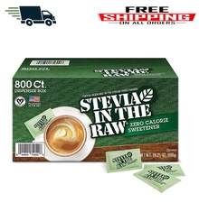 Stevia In The Raw Plant-Based Zero Calorie Sweetener Packets(800 ct.)