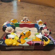 Disney World Mickey Minnie Mouse Goofy  Friends 3D 4 x 6" Picture Photo Frame
