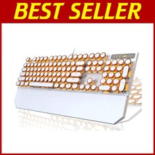 Retro Typewriter Mechanical Keyboard with LED Backlit
