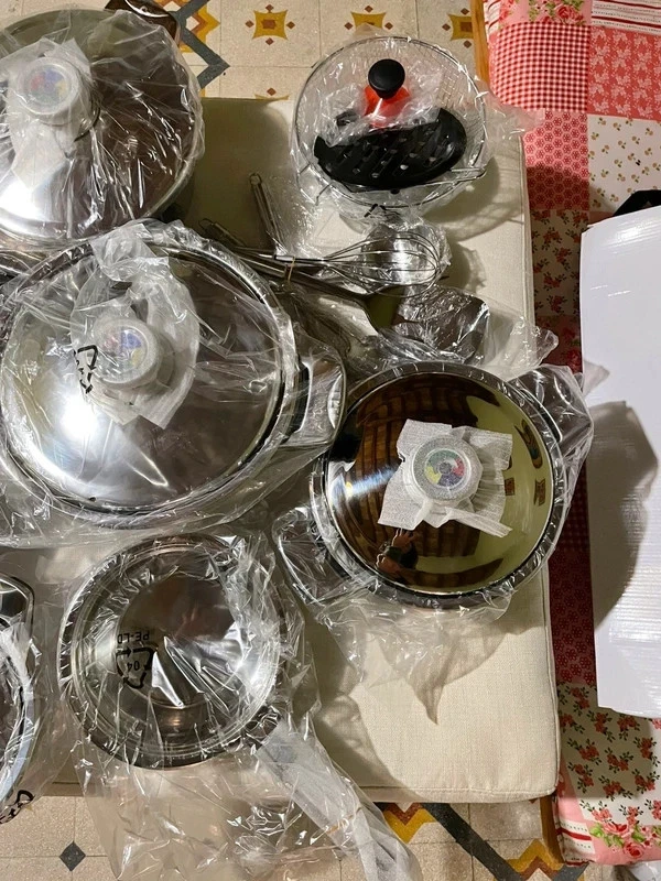 BATTERIA DI PENTOLE 23 PEZZI A. M. C. PROFESSIONAL SUPER OFFERTA AMC BATTERIA - Immagine 4 di 4