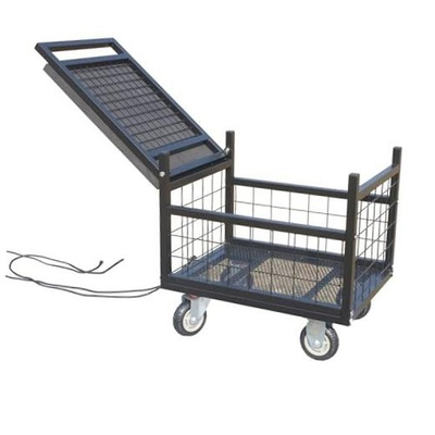 #ad Garden Work Seat with Universal Wheels Lawn Patio Metal Heavy Extra Large Black $94.62