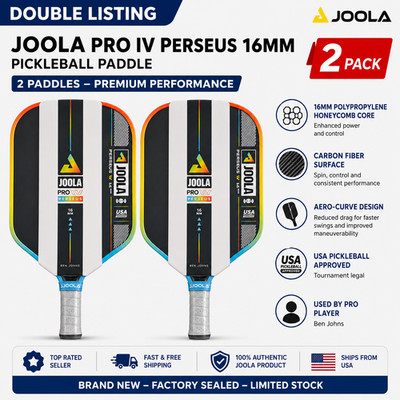 Set of 2 JOOLA Perseus Pro IV 16mm Summer Daze Limited Edition Pickleball