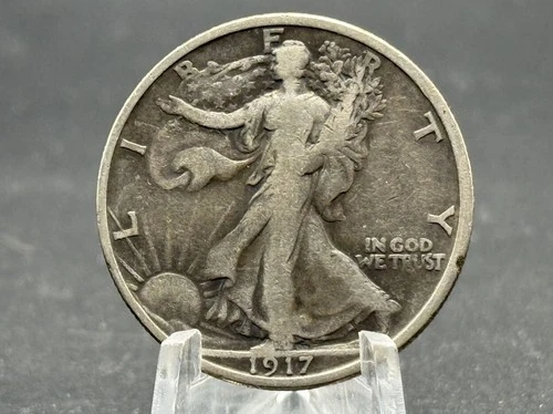 1917-S Walking Liberty Half Dollar Reverse Mintmark