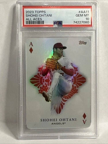 2023 Topps Series 1 All Aces Shohei Ohtani PSA 10