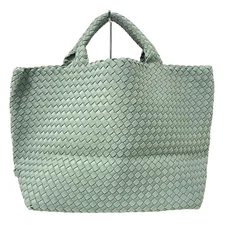 NAGHEDI - Light Green Nylon Tote Bag