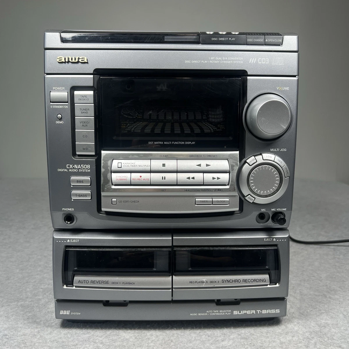 ラジオ・コンポ Aiwa Super Auto Reverse CD Edit Aiwa CD Changer Compact & Shelf Stereos for sale | eBay