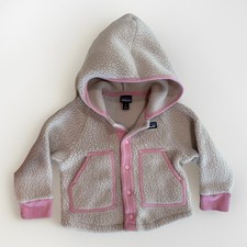 Patagonia Retro Pile Fleece Hoody Jacket Baby Toddler Kids 2T Youth Pink