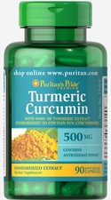 Puritan's Pride Turmeric Curcumin 500 mg - 90 Capsules