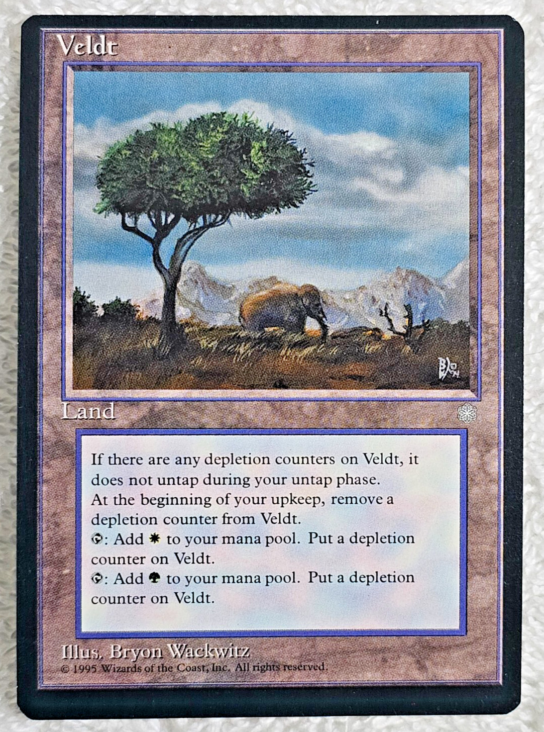 MTG Veldt - Ice Age (ICE) 1995 Magic the Gathering Rare Pack Fresh Near Mint