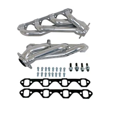 BBK Performance 15250 1-5/8 Shorty Headers Polished Silver Ceramic Coated