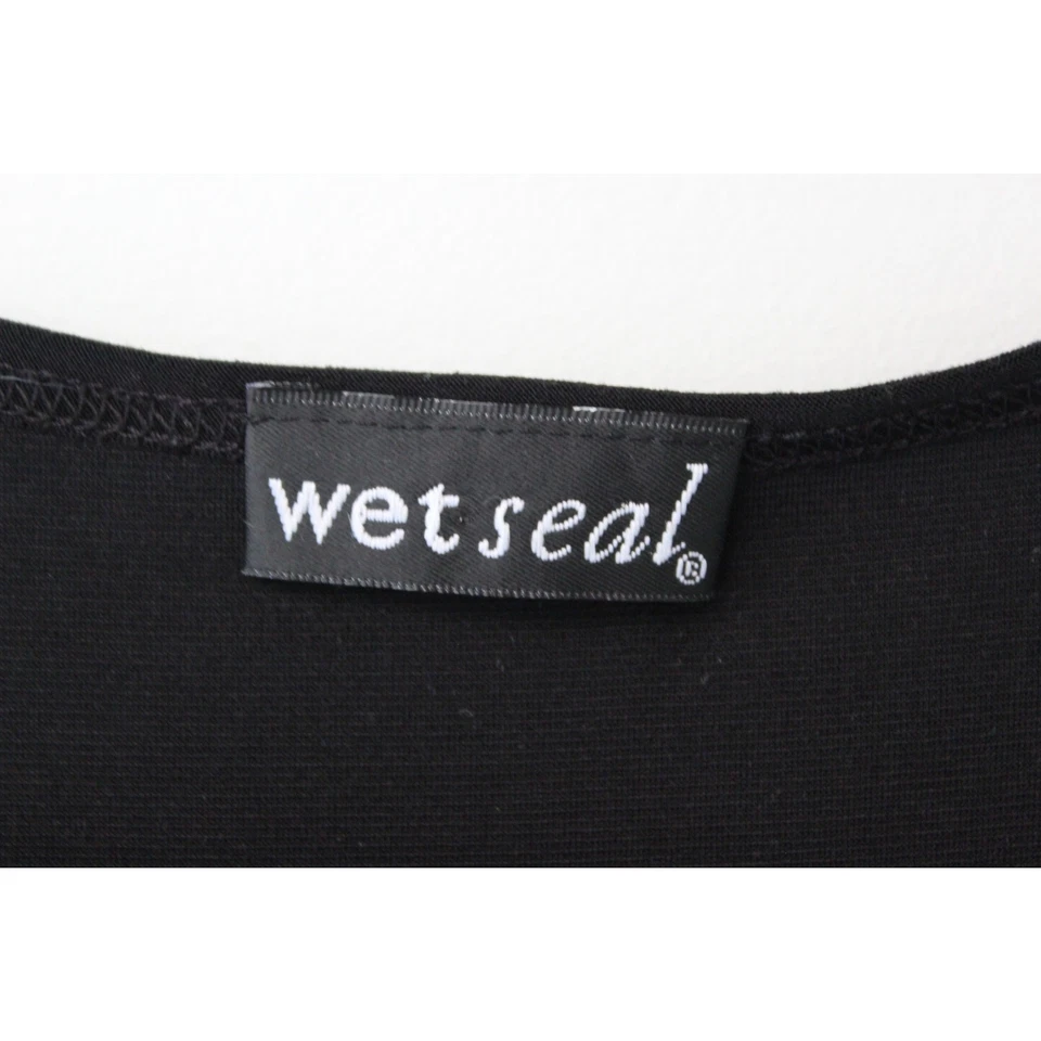 Платье-футляр женское Wet Seal черно-белое закрученное без выравнивания с блестками - Изображение 2 из 4