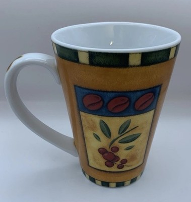 MSC Joie De Vivre 12 Oz Mug-Coffee Bean Pattern-Discontinued