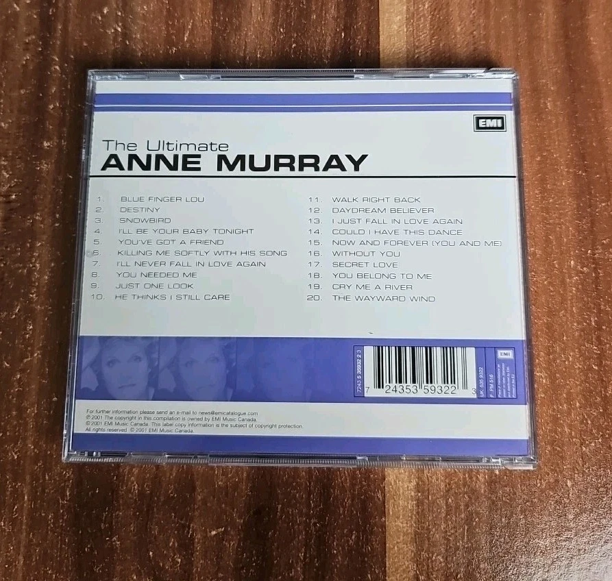 Anne Murray - The Ultimate Anne Murray (2001) Best of Musik CD Album **Wie Neu** - Bild 3 von 4