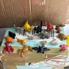 Lot of 17 1970's Schleich Classics Mini Rubber Animals