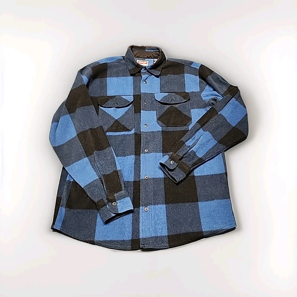 Vintage Wrangler PREMIUM QUALITY - Flannel Shirt Jacket - MENS - MEDIUM - Image 2 of 3